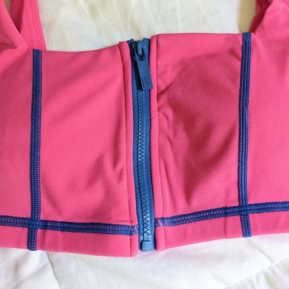 BuffBunny | Dive Zip Sports Bra Miami Vice/H2O - Picture 7 of 12